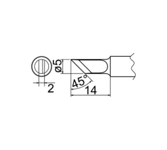 Наконечник T20-K для станций FX-838 HAKKO 500020 1