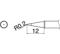 Наконечник T31-03BL для станций FX-100 HAKKO 800003