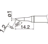 Наконечник T31-03BC1 для станций FX-100 HAKKO 800001