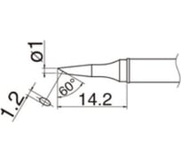 Наконечник T31-02BC1 для станций FX-100 HAKKO 700001