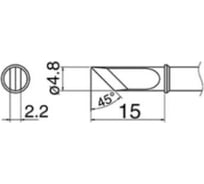 Наконечник T31-01KU для станций FX-100 HAKKO 600015
