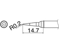Наконечник T31-02IL для станций FX-100 HAKKO 700010