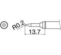Наконечник T31-02SBL для станций FX-100 HAKKO 700014