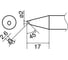 Наконечник T33-BC2 для станций FX-801 HAKKO 900001 1