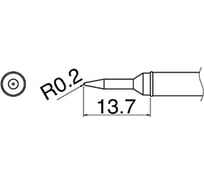 Наконечник T31-03SBL для станций FX-100 HAKKO 800014