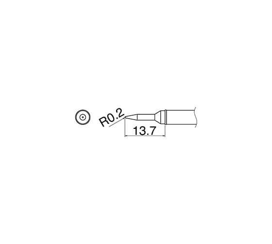 Наконечник T31-03SBL для станций FX-100 HAKKO 800014 1