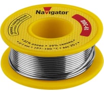 Припой 93 718 NEM-Pos04-61K-1-F20 1 мм, 20 г Navigator 28357