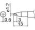 Наконечник T12-DL12 для станций FX-950/FX-951/FX-952/FM-203 HAKKO 100019 1
