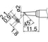 Наконечник T12-BCM2 для станций FX-950/FX-951/FX-952/FM-203 HAKKO 100030 1