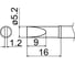 Наконечник T12-D52 для станций FX-950/FX-951/FX-952/FM-203 HAKKO 100017 1