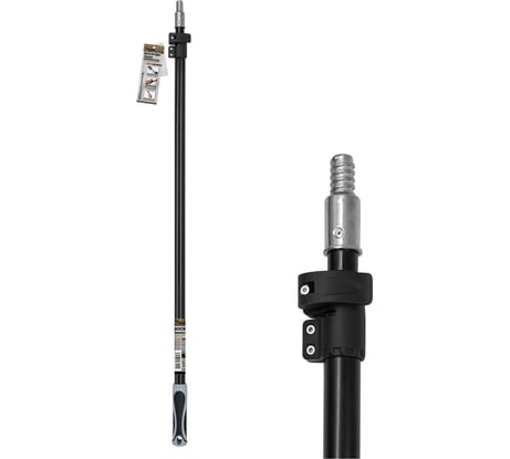 Телескопический удлинитель QuickFire Premium Extension Pole 110-200 см, алюминий, 2 секции, резьбовое соединение Rollingdog 40083