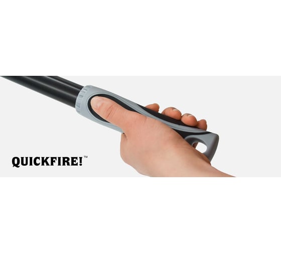 Телескопический удлинитель QuickFire Premium Extension Pole 110-200 см, алюминий, 2 секции, резьбовое соединение Rollingdog 40083