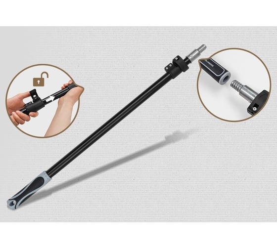 Телескопический удлинитель QuickFire Premium Extension Pole 110-200 см, алюминий, 2 секции, резьбовое соединение Rollingdog 40083