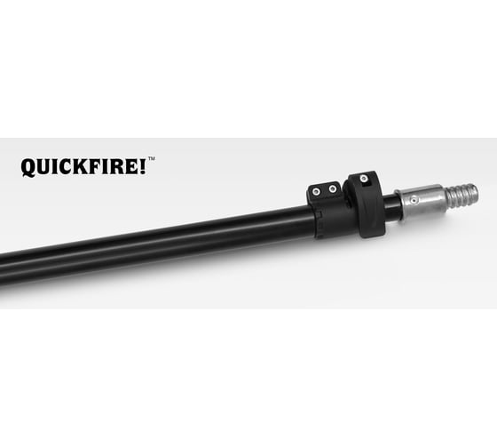 Телескопический удлинитель QuickFire Premium Extension Pole 110-200 см, алюминий, 2 секции, резьбовое соединение Rollingdog 40083