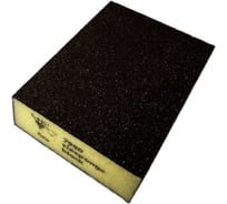 Абразивная губка 7990 siasponge block 4-сторонняя, жесткая standard, 69x98x26 мм, fine, желтая 0070.1233.03 ca Deltatools 06-3893