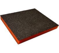 Губка абразивная 7983 siasponge flex 2-сторонняя, 98x120x13 мм, medium, оранжевая 0070.1244.02 ca Deltatools 06-1835