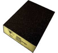 Абразивная губка 7990 siasponge block 4-сторонняя, combi, 69x98x26 мм, fine, желтая 0070.1230.03 ca Deltatools 06-1837