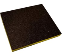 Абразивная губка 7983 siasponge flex 2-сторонняя, 98x120x13 мм, fine, желтая 0070.1247.02 ca Deltatools 06-1834