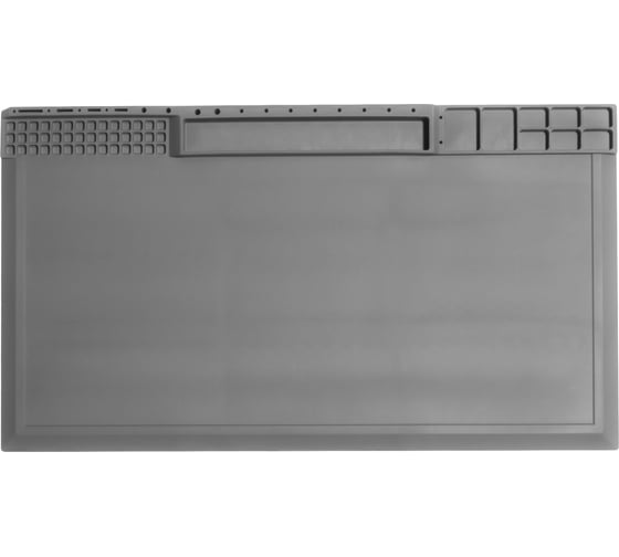 Термостойкий коврик для пайки и ремонта T612 380x210 мм, серый QUICKO QTST612