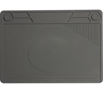 Термостойкий коврик для пайки и ремонта T616 400x290 мм, серый QUICKO QTST616