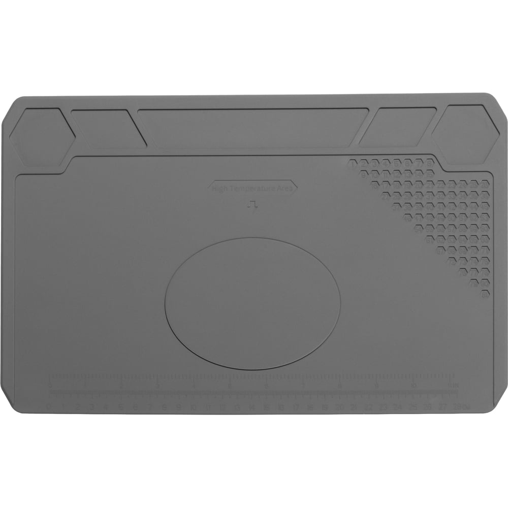 Термостойкий коврик для пайки и ремонта T615 350x220 мм, серый QUICKO ...