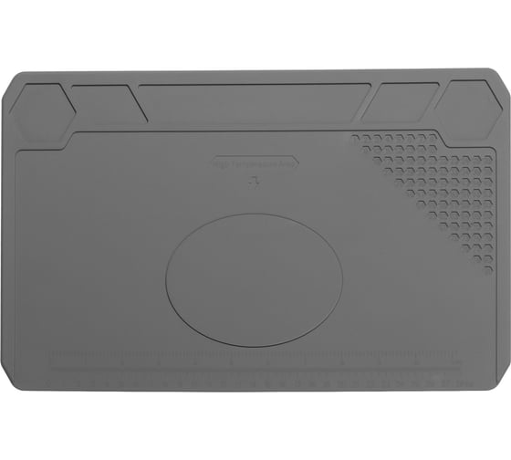 Термостойкий коврик для пайки и ремонта T615 350x220 мм, серый QUICKO QTST615 1