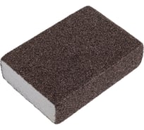 Губка шлифовальная четырехсторонняя AL2O3 средняя жесткость (100x68x26 мм; Р80) DEXX 35637-080