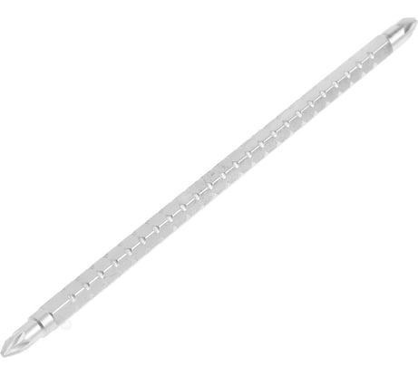 Сменное жало для отвертки CrV, двухстороннее, PZ1 - PZ2, 160 мм ТУНДРА 7805410