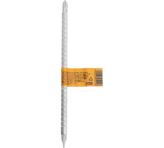 Сменное жало для отвертки CrV, двухстороннее, SL6 - PH2, 160 мм ТУНДРА 7805412