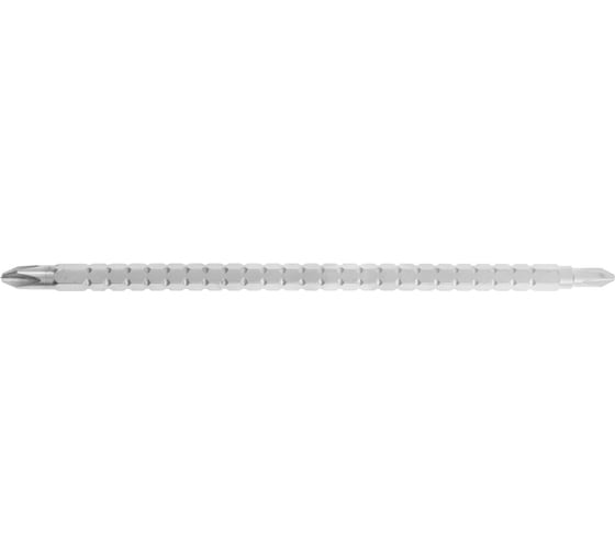 Сменное жало для отвертки CrV, двухстороннее, PH1 - PH2, 160 мм ТУНДРА 7805408
