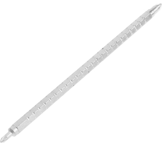 Сменное жало для отвертки CrV, двухстороннее, PZ0 - PZ1, 160 мм ТУНДРА 7805409