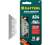 Трапециевидные лезвия KRAFTOOL SG-A24 тип А24, 5 шт 09625-S5_z02 16043570