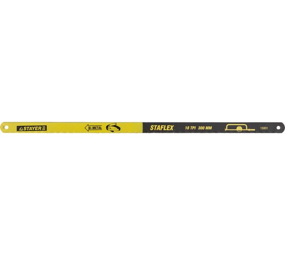 Биметаллическое полотно STAYER Flex Professional по металлу 18TPI, 300 мм, 2 шт 15931-S2