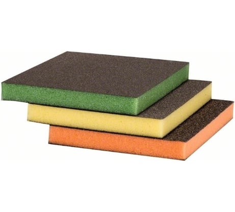 Набор губок (98 x 120 x 13 мм; M/F/SF) B.f. Cont Bosch 2608621254