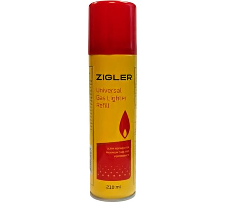 Газ для зажигалок 210 мл Zigler ГС 009