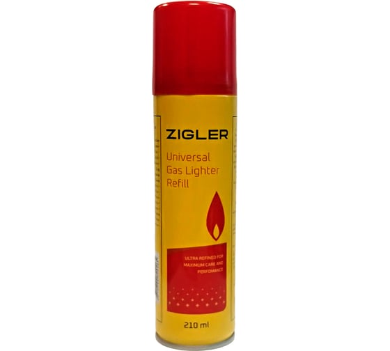Газ для зажигалок 210 мл Zigler ГС 009 1