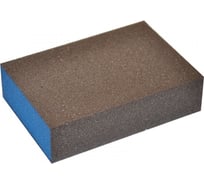 Губка шлифовальная S-ABRASIVE 4-сторонняя, мягкая, 98x69x26 мм, P80, 10 шт Сегмент-Абразив 4673751374926