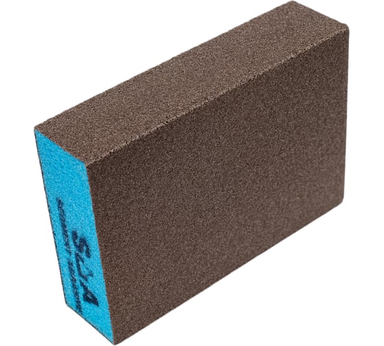 Губка шлифовальная S-ABRASIVE 4-сторонняя, мягкая, 98x69x26 мм, P180, 10 шт Сегмент-Абразив 4673751374964