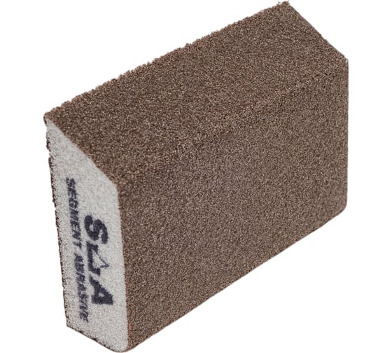 Губка шлифовальная S-ABRASIVE 4-сторонняя, комбинированная, 98x69x26 мм, P150, 10 шт Сегмент-Абразив 4673761445128