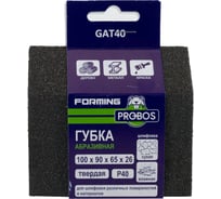 Губка абразивная шлифовальная Forming трапеция 100x90x65x26 мм, P40 PROBOS GAT40