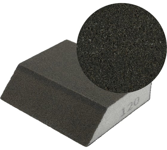 Губка абразивная шлифовальная Forming трапеция 100x90x65x26 мм, P120 PROBOS GAT120