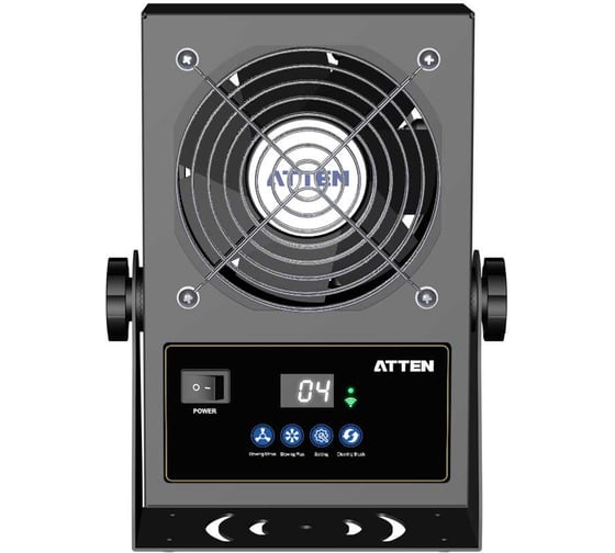 Антистатический вентилятор ST-1020D 230В, 20 Вт, ЖК-дисплей ATTEN 142214