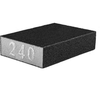 Губка наждачная (25x70x100 мм; K240) GRAPHITE 55H921