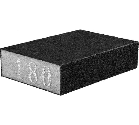 Губка наждачная (25x70x100 мм; K180) GRAPHITE 55H920