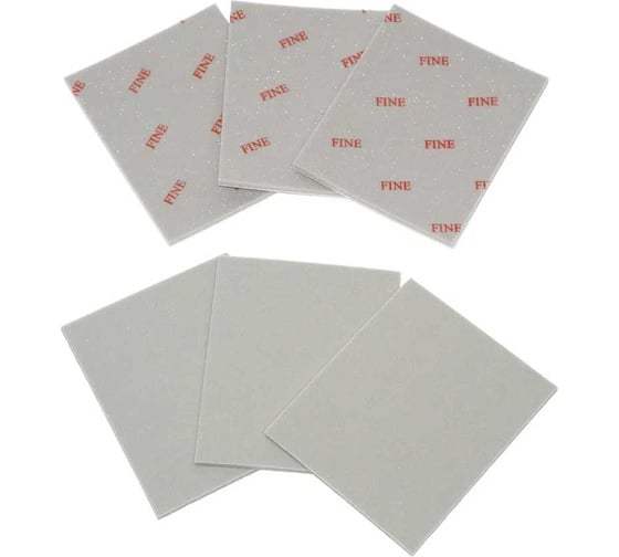Губка абразивная шлифовальная 212 Grey sponge Superfine 3 шт A1 212SS-800-3