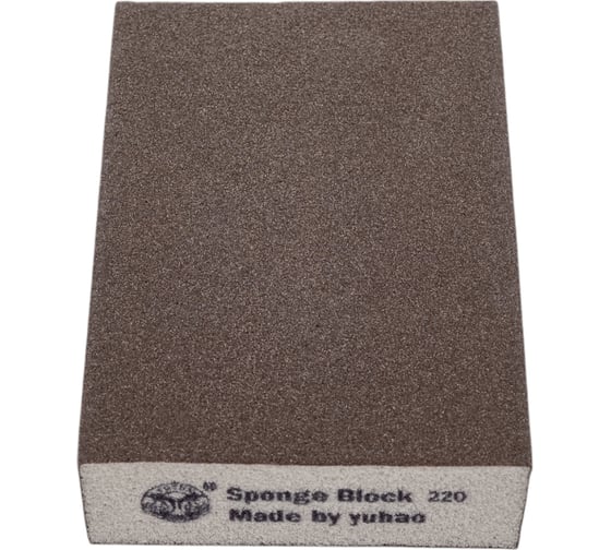 Губка для шлифования P220, 70х100х25 мм Vitatools B66-P220-1