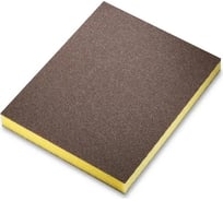 Губка 2-х сторонняя Sponge Soft 98х120х13 мм, Fine, P500, желтая, 20 шт SIA 0070.1247.01.09