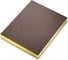 Губка 2-х сторонняя Sponge Soft 98х120х13 мм, Fine, P500, желтая, 20 шт SIA 0070.1247.01.09 1