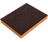 Губка 2-х сторонняя Sponge Soft 98х120х13 мм, Medium, P280, оранжевая, 20 шт SIA 0070.1244.01.09 2