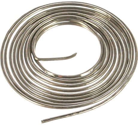 Припой с канифолью ПОС-61 (1 мм; 1 м; спираль) Gigant SP-004